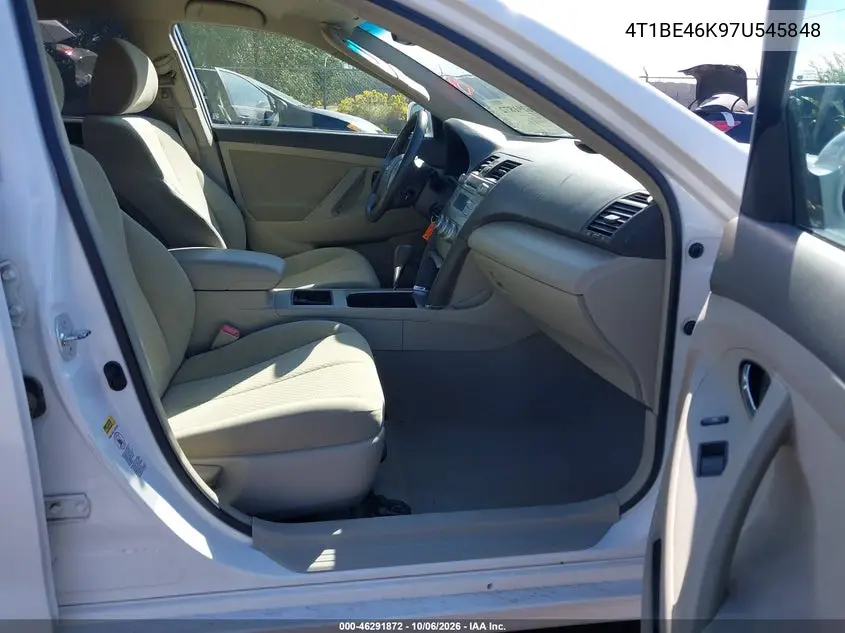 2007 TOYOTA CAMRY VIN 4T1BE46K97U545848 — фото 5