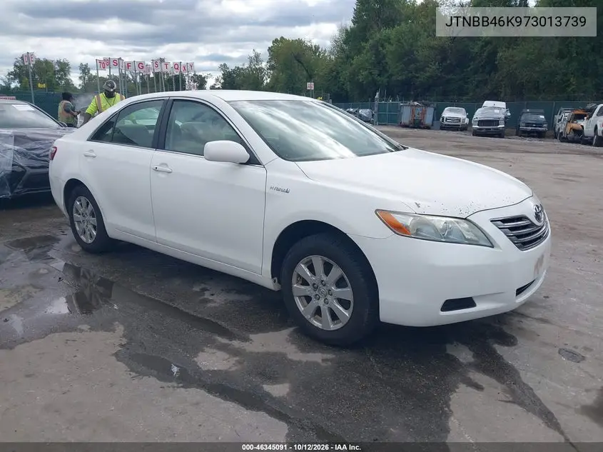 TOYOTA CAMRY 2007, VIN JTNBB46K973013739