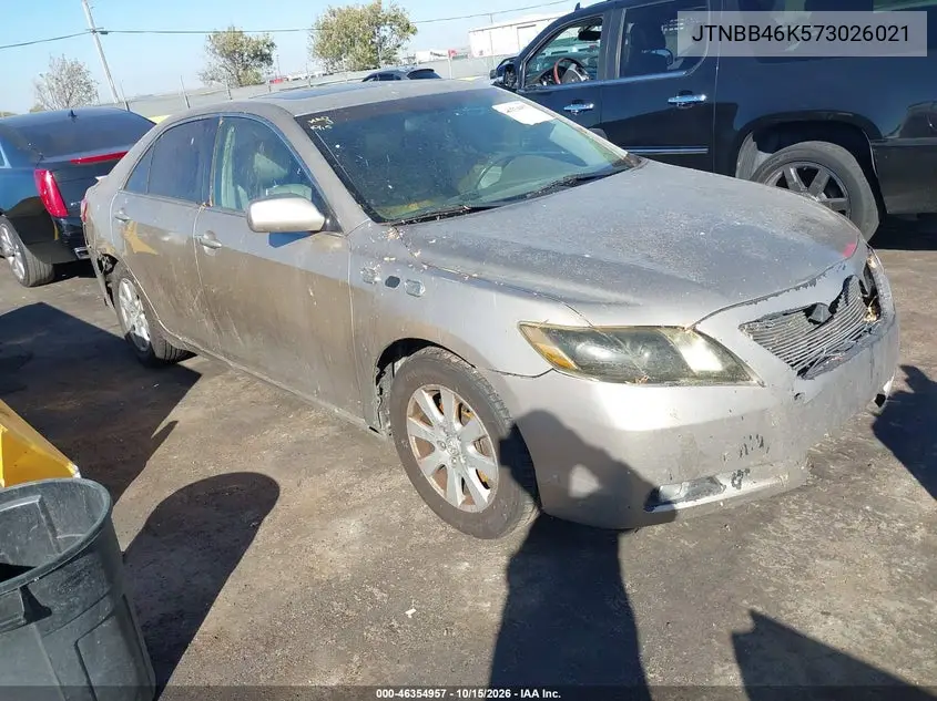 TOYOTA CAMRY 2007, VIN JTNBB46K573026021