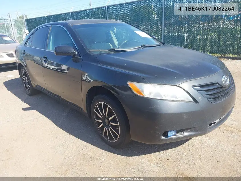 TOYOTA CAMRY 2007, VIN 4T1BE46K17U082264