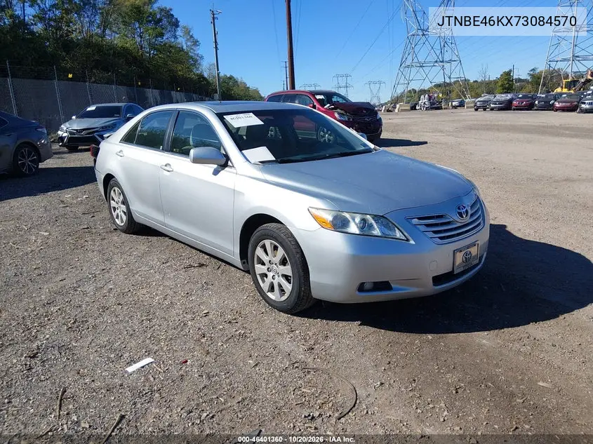 TOYOTA CAMRY 2007, VIN JTNBE46KX73084570