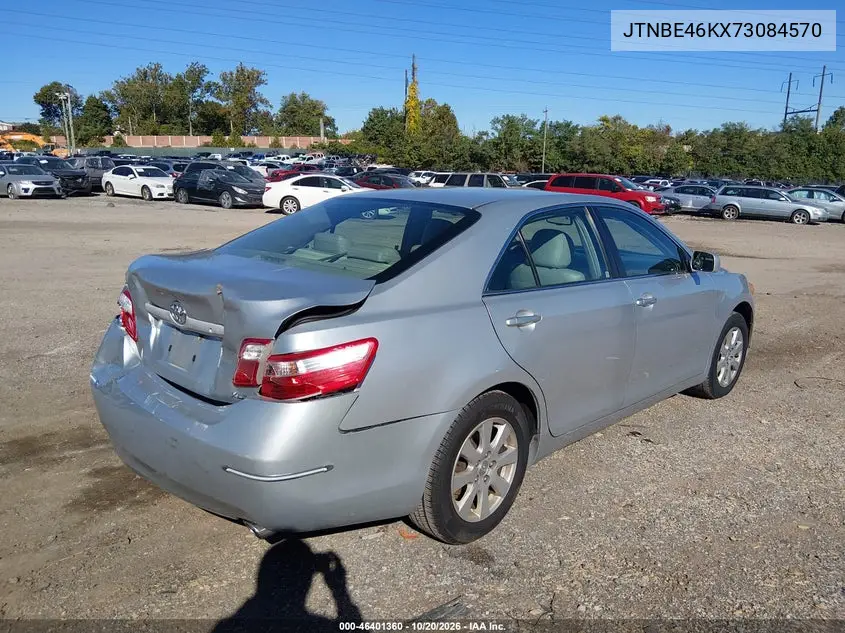 2007 TOYOTA CAMRY VIN JTNBE46KX73084570 — фото 4