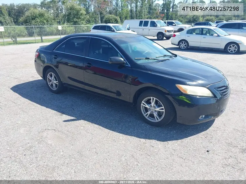 TOYOTA CAMRY 2008, VIN 4T1BE46K48U257298