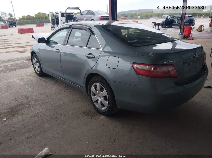 2008 TOYOTA CAMRY VIN 4T4BE46K28R033680 — фото 3