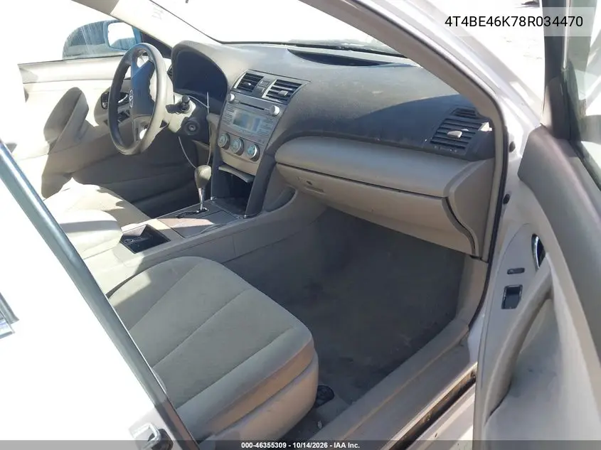 2008 TOYOTA CAMRY VIN 4T4BE46K78R034470 — фото 5