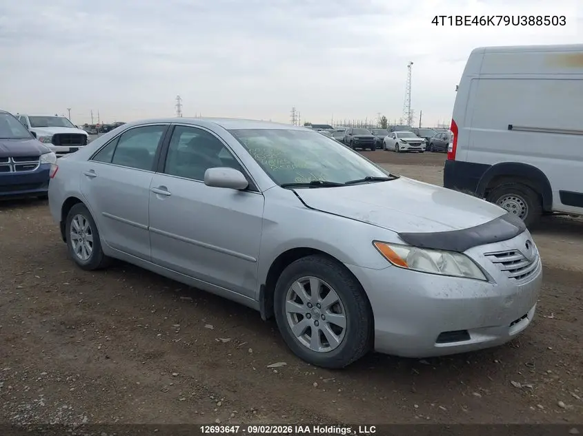 TOYOTA CAMRY 2009, VIN 4T1BE46K79U388503