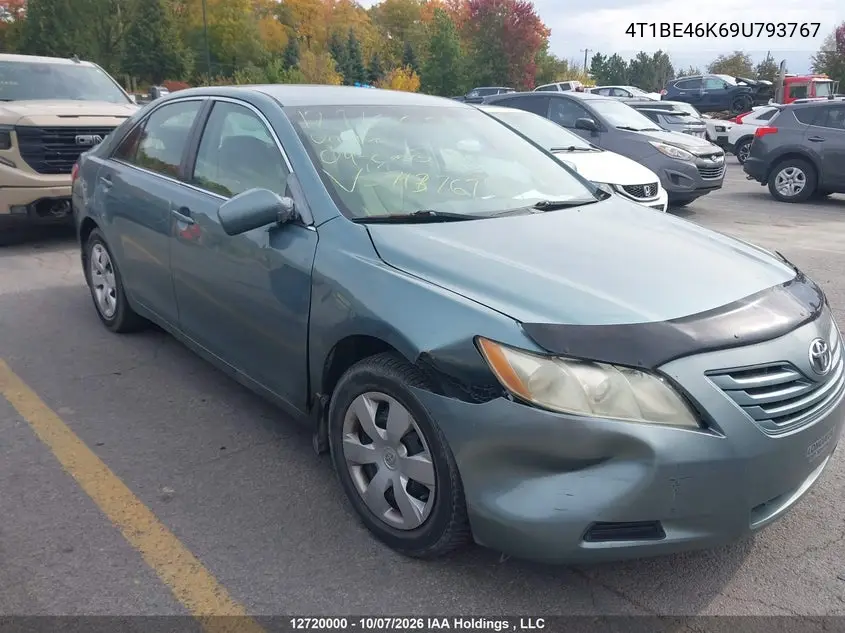 TOYOTA CAMRY 2009, VIN 4T1BE46K69U793767