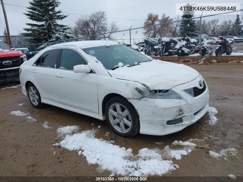 TOYOTA CAMRY 2009, VIN 4T1BK46K59U588448