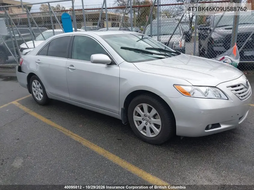 TOYOTA CAMRY 2009, VIN 4T1BK46K09U588762