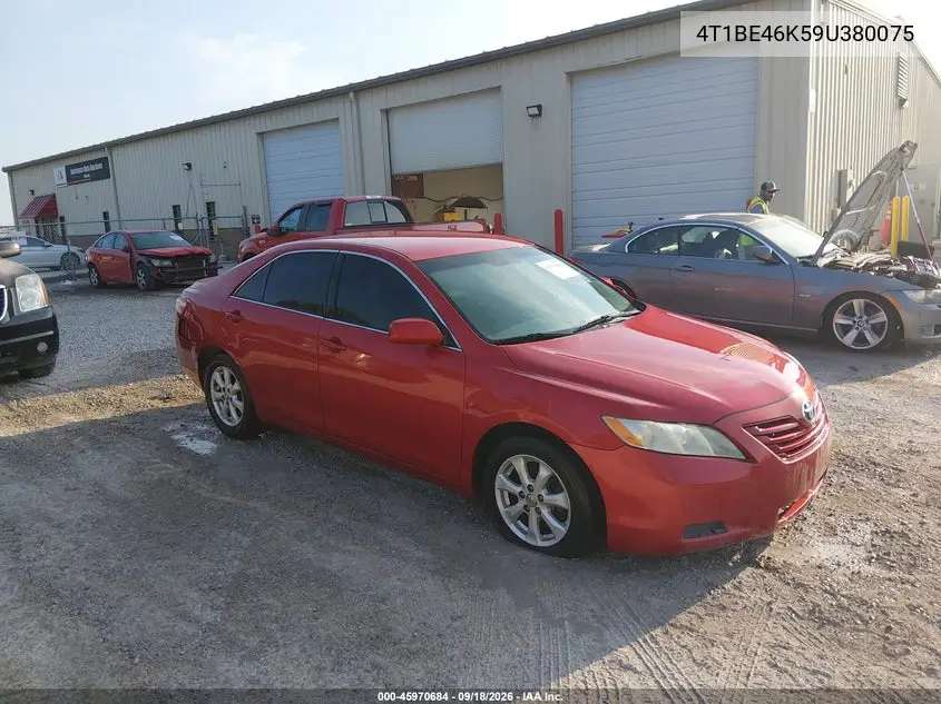 TOYOTA CAMRY 2009, VIN 4T1BE46K59U380075