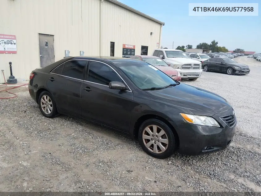 TOYOTA CAMRY 2009, VIN 4T1BK46K69U577958