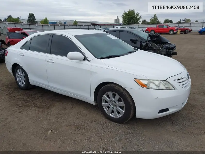 TOYOTA CAMRY 2009, VIN 4T1BE46KX9U862458