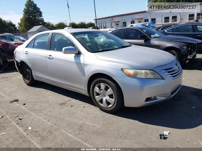 TOYOTA CAMRY 2009, VIN 4T1BE46K39U307237
