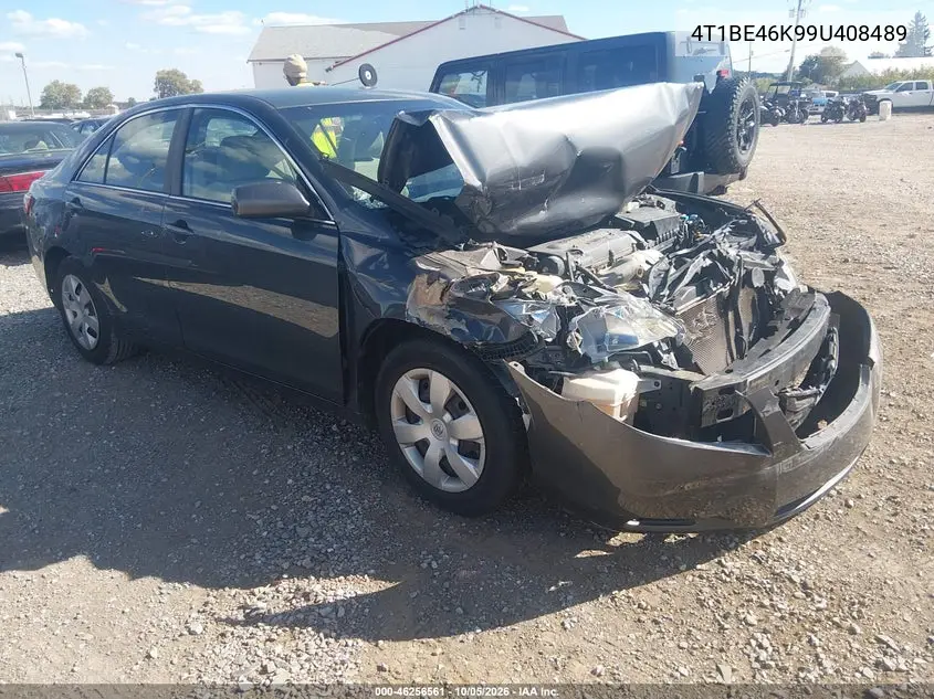 TOYOTA CAMRY 2009, VIN 4T1BE46K99U408489