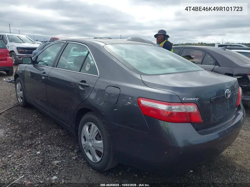 2009 TOYOTA CAMRY VIN 4T4BE46K49R101723 — фото 3