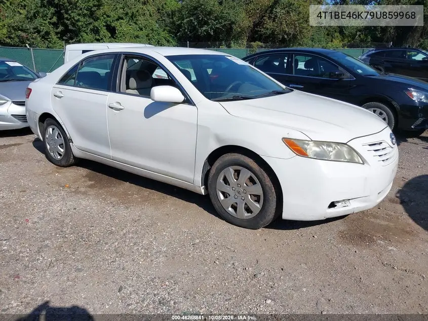 TOYOTA CAMRY 2009, VIN 4T1BE46K79U859968