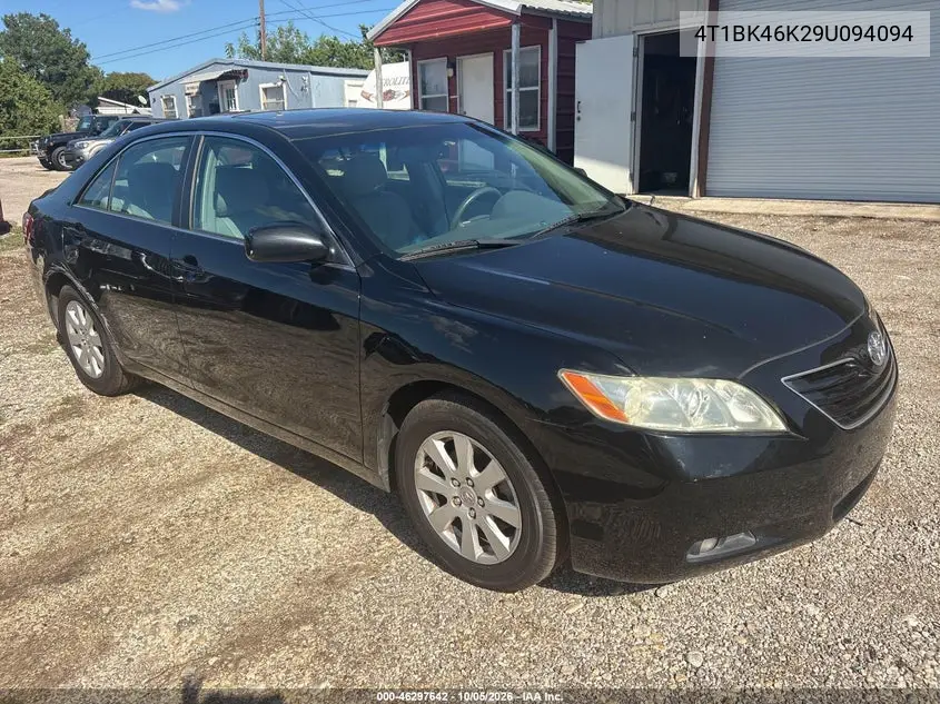 TOYOTA CAMRY 2009, VIN 4T1BK46K29U094094