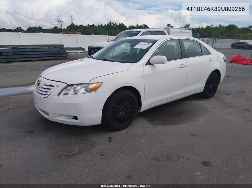2009 TOYOTA CAMRY VIN 4T1BE46K89U809256 — фото 2