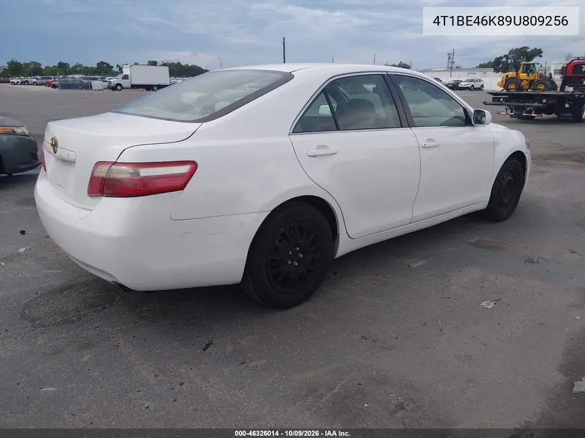 2009 TOYOTA CAMRY VIN 4T1BE46K89U809256 — фото 4