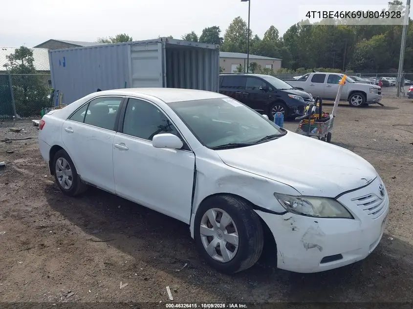 TOYOTA CAMRY 2009, VIN 4T1BE46K69U804928
