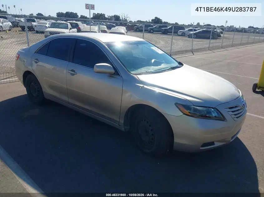 TOYOTA CAMRY 2009, VIN 4T1BE46K49U283787