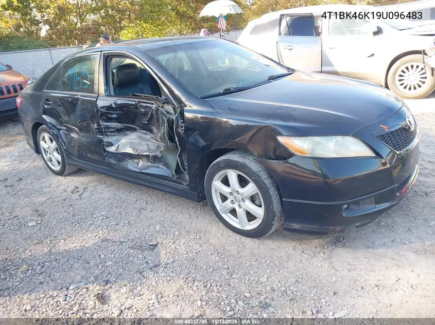 TOYOTA CAMRY 2009, VIN 4T1BK46K19U096483
