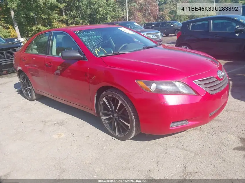 TOYOTA CAMRY 2009, VIN 4T1BE46K39U283392