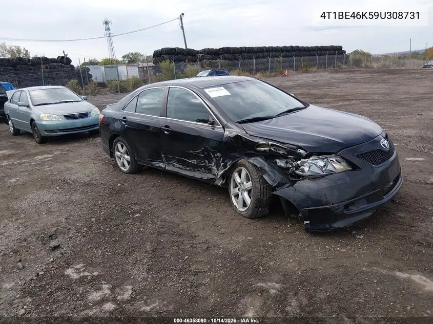 TOYOTA CAMRY 2009, VIN 4T1BE46K59U308731