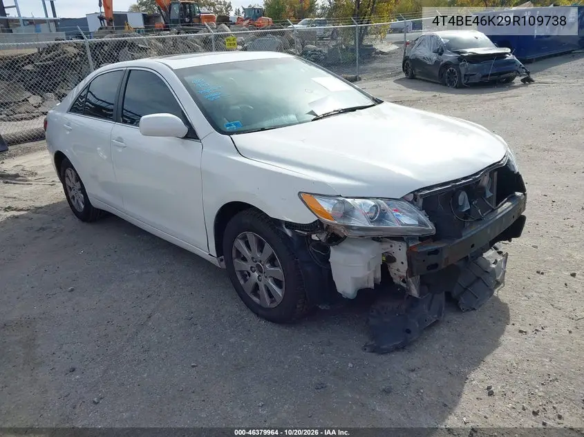 TOYOTA CAMRY 2009, VIN 4T4BE46K29R109738
