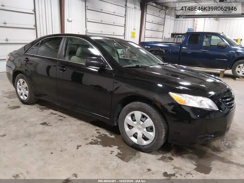 TOYOTA CAMRY 2009, VIN 4T4BE46K39R062946