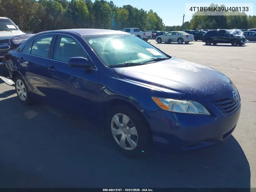 TOYOTA CAMRY 2009, VIN 4T1BE46K39U408133