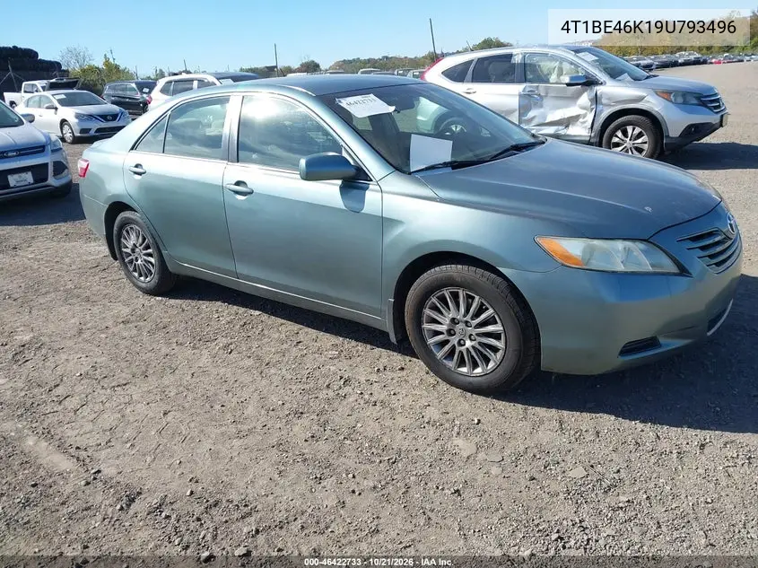 TOYOTA CAMRY 2009, VIN 4T1BE46K19U793496