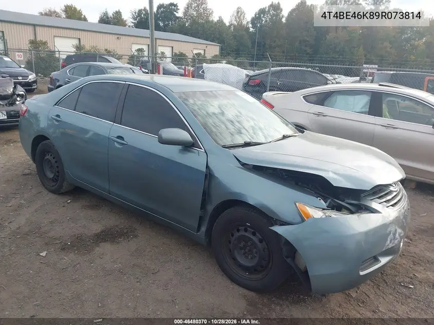 TOYOTA CAMRY 2009, VIN 4T4BE46K89R073814