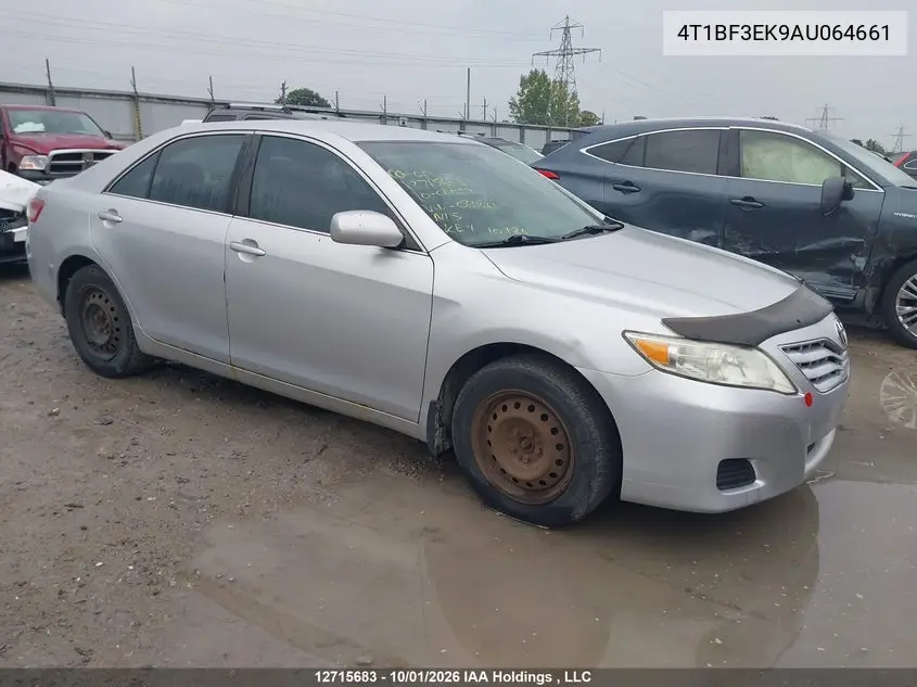 TOYOTA CAMRY 2010, VIN 4T1BF3EK9AU064661