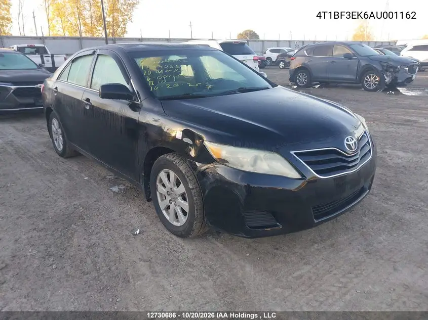 TOYOTA CAMRY 2010, VIN 4T1BF3EK6AU001162
