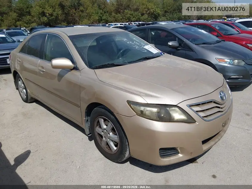 TOYOTA CAMRY 2010, VIN 4T1BF3EK1AU030276