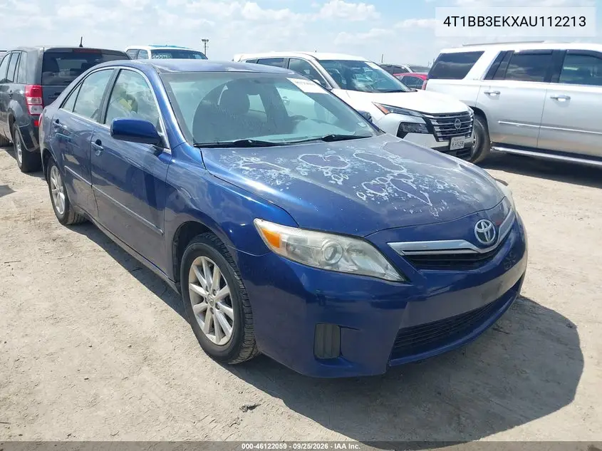 TOYOTA CAMRY 2010, VIN 4T1BB3EKXAU112213