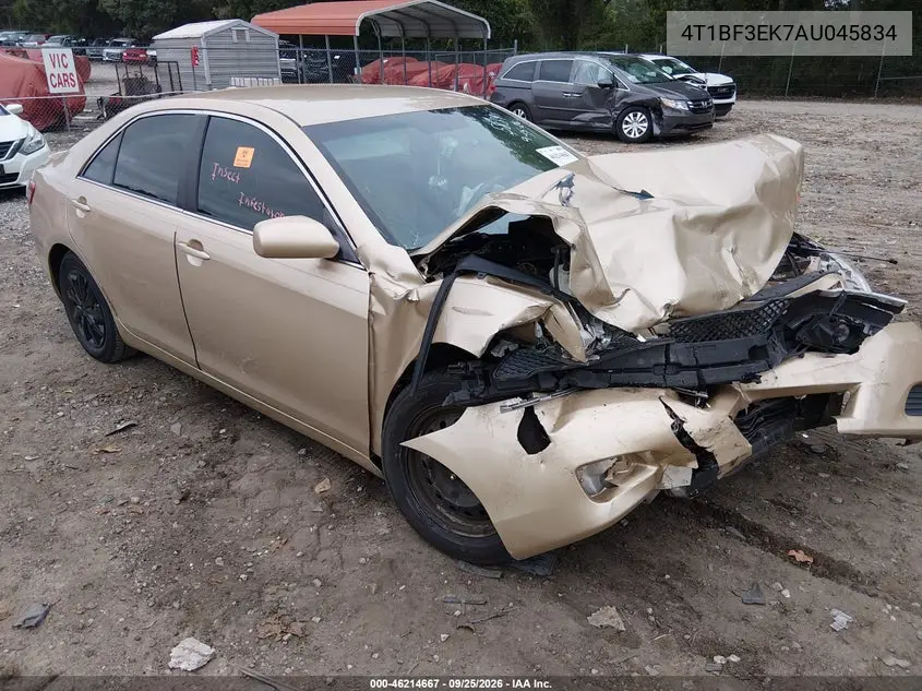 TOYOTA CAMRY 2010, VIN 4T1BF3EK7AU045834