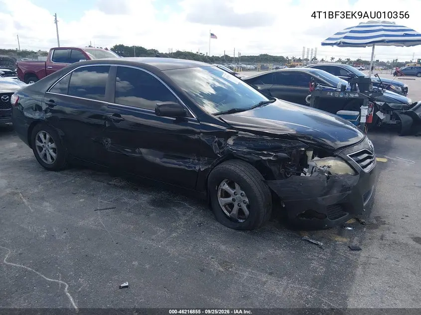 TOYOTA CAMRY 2010, VIN 4T1BF3EK9AU010356