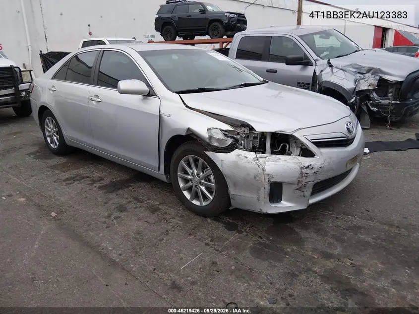 TOYOTA CAMRY 2010, VIN 4T1BB3EK2AU123383