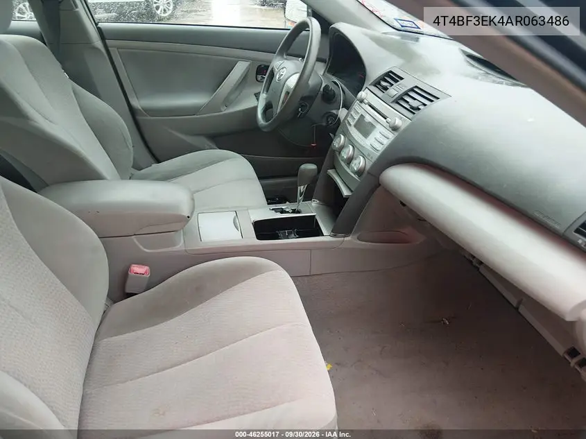 2010 TOYOTA CAMRY VIN 4T4BF3EK4AR063486 — фото 5