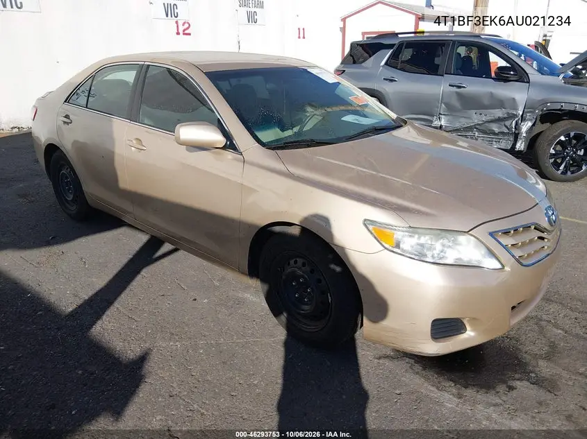 TOYOTA CAMRY 2010, VIN 4T1BF3EK6AU021234