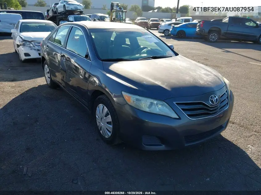 TOYOTA CAMRY 2010, VIN 4T1BF3EK7AU087954