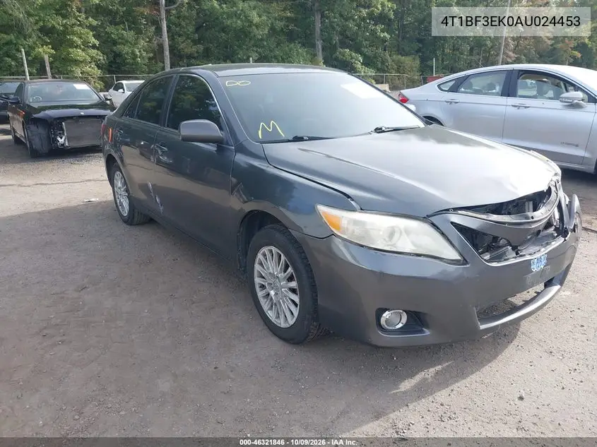 TOYOTA CAMRY 2010, VIN 4T1BF3EK0AU024453