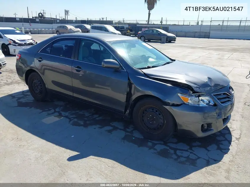 TOYOTA CAMRY 2010, VIN 4T1BF3EK5AU021547