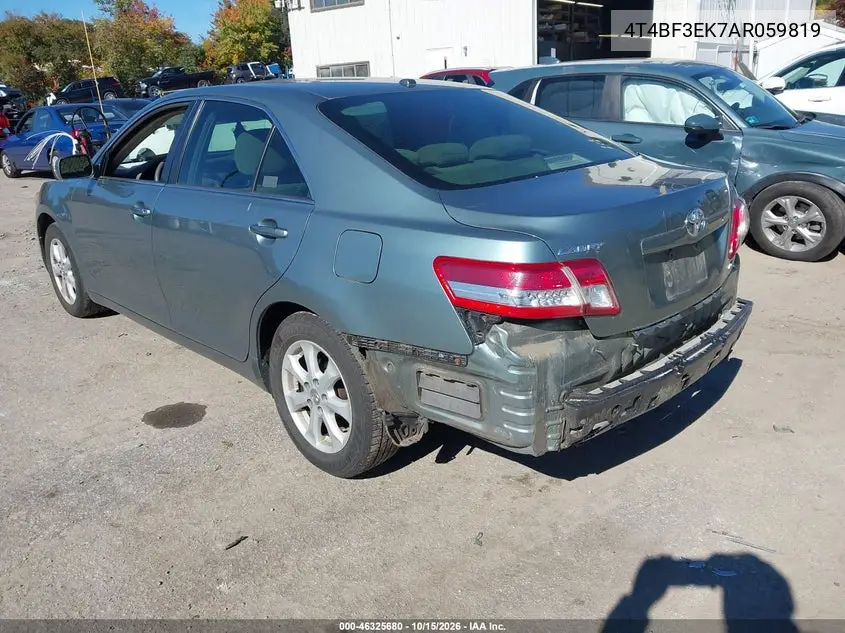 2010 TOYOTA CAMRY VIN 4T4BF3EK7AR059819 — фото 3