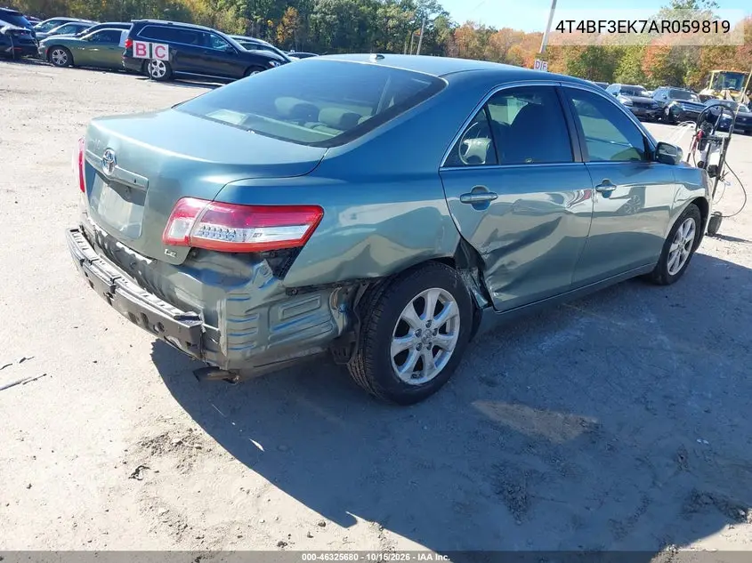 2010 TOYOTA CAMRY VIN 4T4BF3EK7AR059819 — фото 4