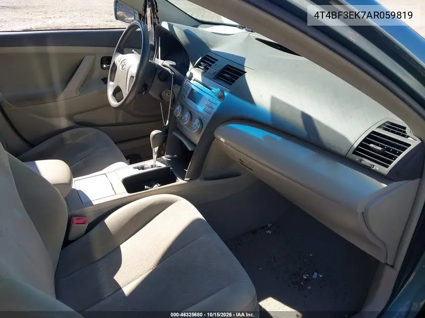 2010 TOYOTA CAMRY VIN 4T4BF3EK7AR059819 — фото 5
