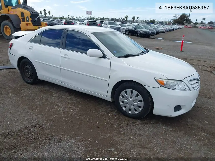 TOYOTA CAMRY 2010, VIN 4T1BF3EK8AU535957