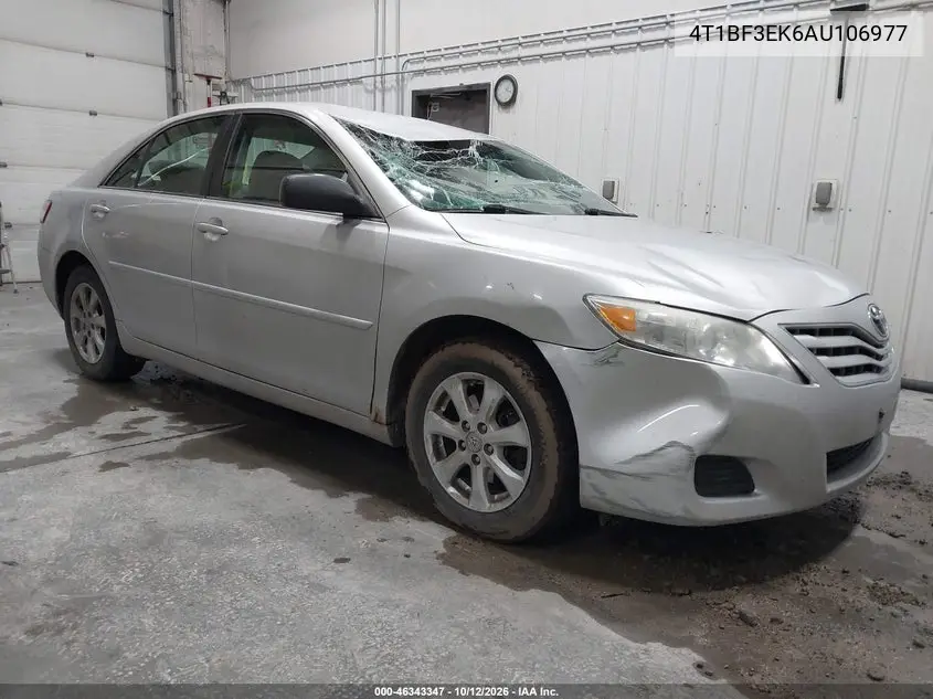 TOYOTA CAMRY 2010, VIN 4T1BF3EK6AU106977